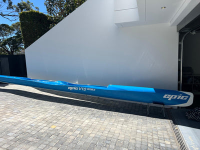 Epic V10 double elite - custom blue gel coat. A fantastic ski