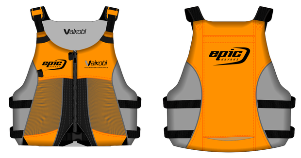 Fluro Orange Epic Vaikobi PFD